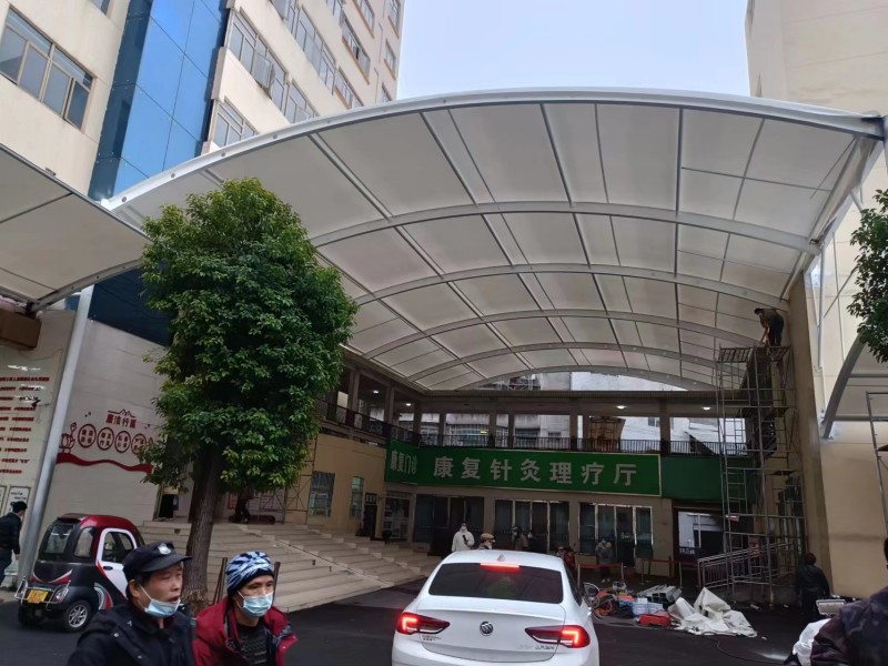 2026慈溪市推拉棚膜结构一体化厂家，厂区、园区停车棚工程承接-1