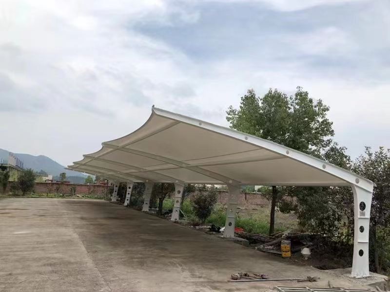 2026慈溪市学校膜结构自行车棚工程,耐腐蚀膜结构厂家施工-3